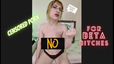 Censored Porn For Beta Bitches #9