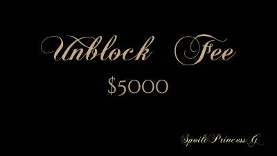 Unblock Fee