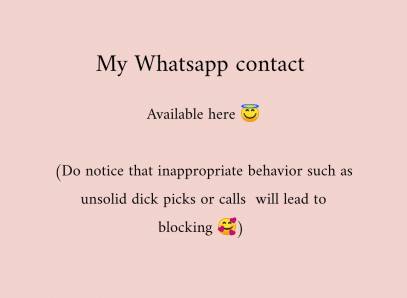 My Whatsapp Contact