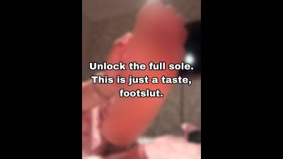 Adore My Soft, Perfect Sole ~ POV Foot Tease