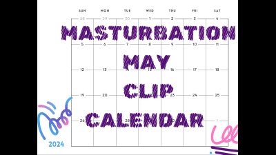 Masturbation May Calendar