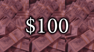 $100 Tip
