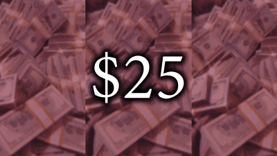 $25 Tip