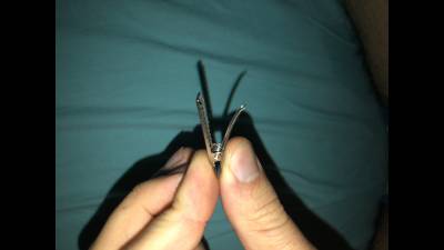 Hurting My Sack With Mean Clamps