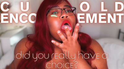 Did You Really Have A Choice? Bella Trixxx Bratty Cuckold Encouragement From Ebony Femdom Goddess