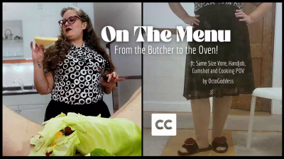 On The Menu: A Same Size Feast With Handjob, Cumshot And Submission Baked In Ft Octogoddess Femdom POV Captioned Version