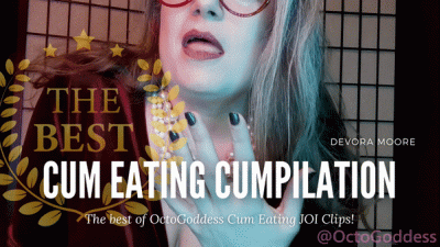 Cum Eating Instruction JOI Compilation