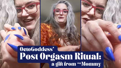 Octogoddess's Post-Orgasm Ritual: A Gift Of Devotion From Mommydomme Miss Devora Moore Ft Long Fingernails, Pointy Nails, Cock Torment, Overstimulation, JOI 1080
