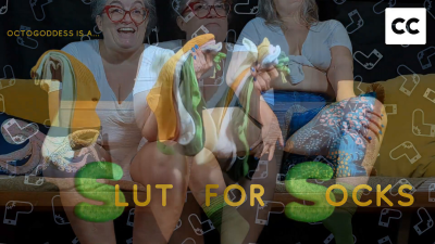 Slut For Socks: BBW MILF Domme Octogoddess Really Likes Thick, Scrunchy Socks 1080 Version