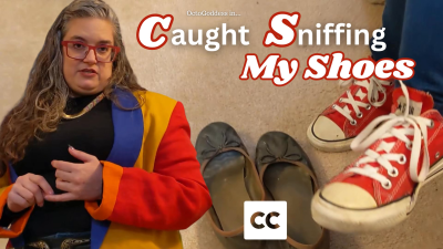 Caught Sniffing Dirty MILF Shoes: Octogoddess Discovers Your Fetish For Smelling Flats And Makes You Jerk Off In Her Shoe While Humiliating You POV Captioned Version