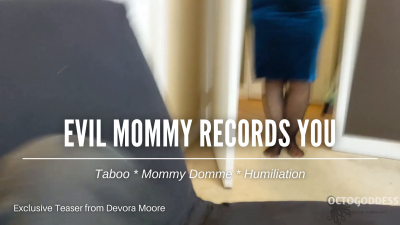 Evil Step-Mom Records You Masturbating