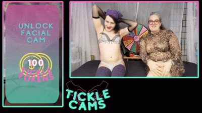 Tickling Cam Show With BBW MILF And Blind, Ticklish Tgirl Featuring Octogoddess And Quiver