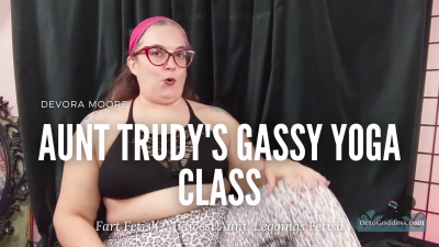 Gassy Step-Aunt Trudy Yoga Breathing Class