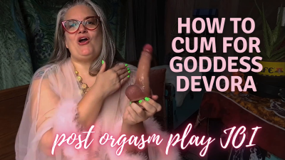 How To Cum To Please Goddess Devora: Post Orgasm Pain JOI With Financial Punishment Ft Octogoddess MILF Domme