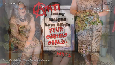 Antijenny Weight Loss Clinic 2: BBW Diet Counselor Octogoddess Encouraged Gain Weight, Feminization, Fattening, Gaining Goals POV