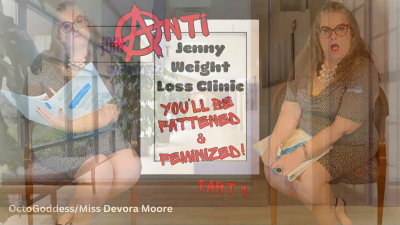 Antijenny Weight Loss Clinic 1: BBW Counselor Octogoddess Will Encourage You To Gain Weight And Become A Woman To Be Happy And Fat Ft: Feminization, Fat Encouragement, Fat Appreciation POV 1080P