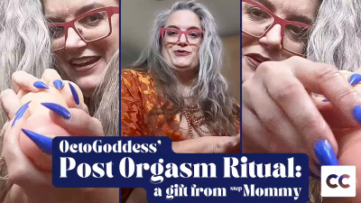 Octogoddess's Post-Orgasm Ritual: A Gift Of Devotion From Mommydomme Miss Devora Moore Ft Long Fingernails, Pointy Nails, Cock Torment, Overstimulation, JOI Captioned