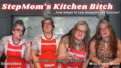 Stepmoms Kitchen Bitch: From Helpful Stepson To Gay Cum Dumpster In Just Five Courses Femdom Dinner Party Bundle POV