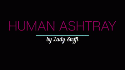 Smoking & Human Ashtray In Latex