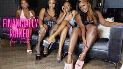 Financially Ruined For Ebony Feet