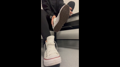 Post-Workout, Kiss And Sniff My Converse Trainers + Sweaty Socks