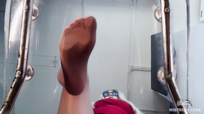 I Just Stand On Your Face With My Full Weight In Pantyhose POV