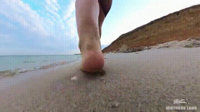 Follow My Sand Footprints Along The Summer Seashore