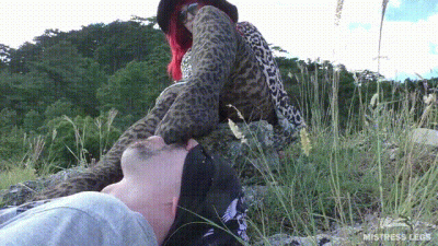 Pantyhose Foot Worship And Foot Gagging Outdoor