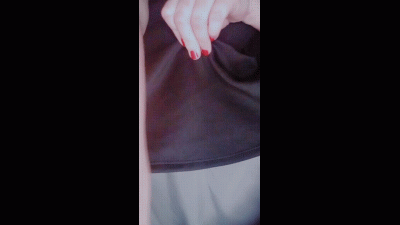 Cream Panty Peek And Play