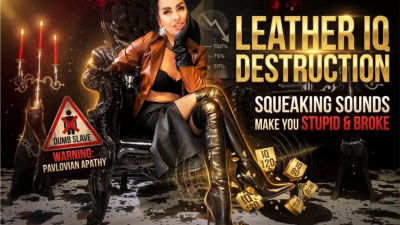 Leather Iq Destruction: Squeaking ASMR, Mental Domination & Sensory Mastery