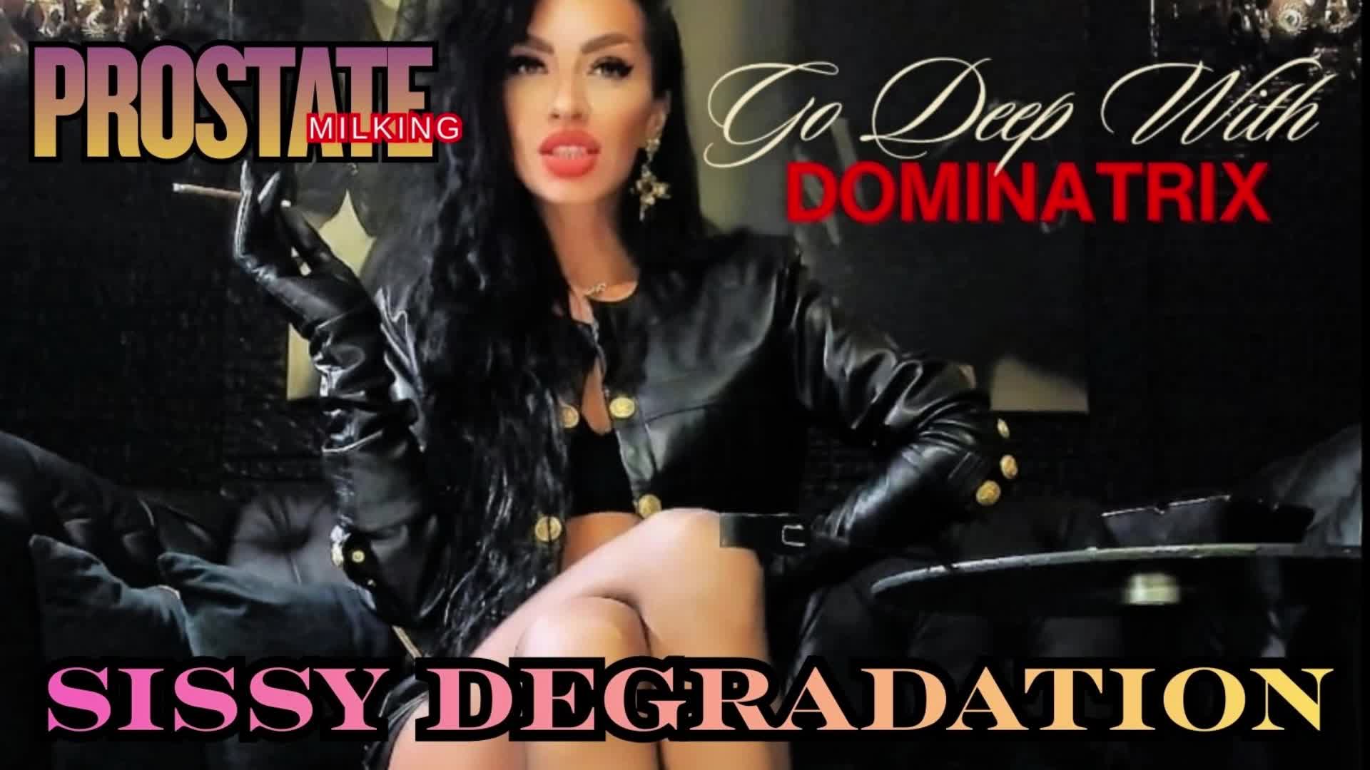 Leather Goddess Countess - Deep Prostate Whip-Control & Heel Worship POV