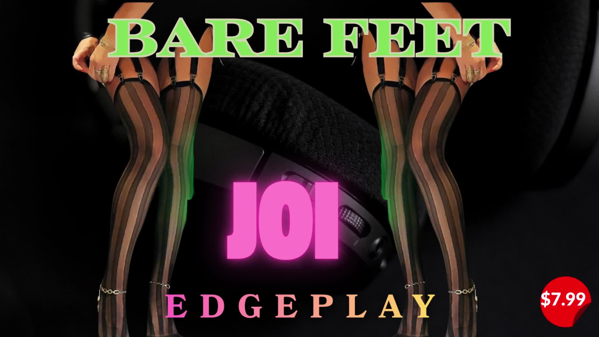 Thecountess' Bare Feet Edgeplay JOI: Tease, Deny, Obey In Leather & Stockings