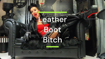 Leather Boot Bitch