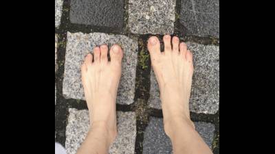 Walking Barefoot On Dirty Wet Streets