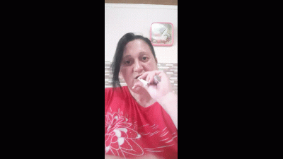 Hungry Chainsmoking Closeup 1