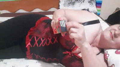 Sexy Smoke Play In Bed