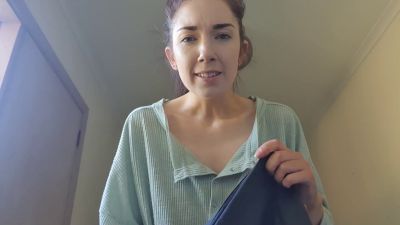Sniffing Hairdresser Sneezes From Hair Styling Spray