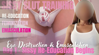 Stripping Away The Male Ego |15-Day Sissy Re-Education: Feminized & Emasculated- DAY1 Ego Destruction