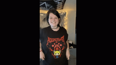 BBW Goth Girl Strips And Rubs Herself In Coconut Oil