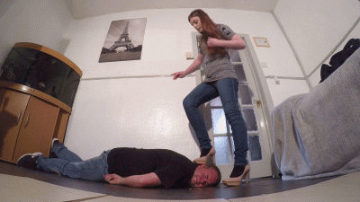 Jenny's Platform High Heel Shoes Head Trampling Floor Cam