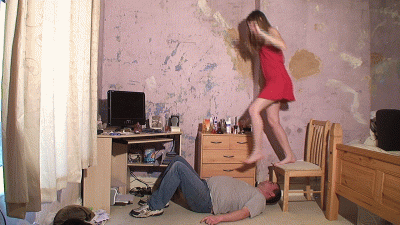 Jumping Trampling Girl