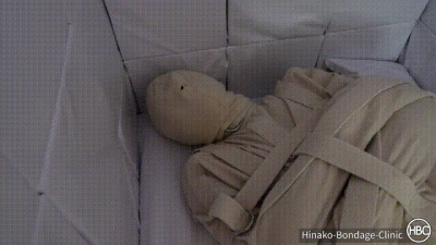 Chasity And Bondage Inside White PVC Padded Cell