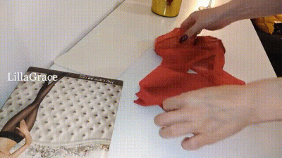 Red Crotchless Pantyhose