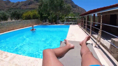 Extremely Hot Public Blowjob In The Swimming Pool 4K
