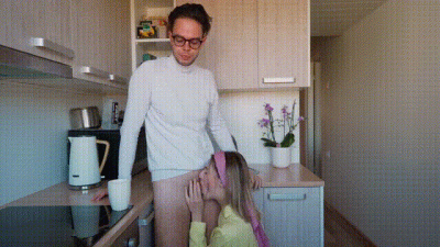 Hot Sensual Sex On The Kitchen After Morning Cup Of Coffee