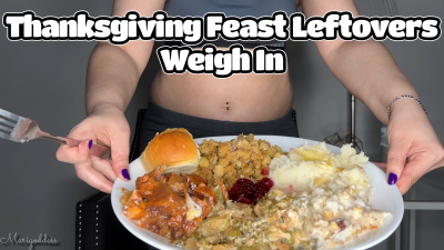 Thanksgiving Feast Leftovers Weigh In