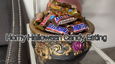 Horny Halloween Candy Eating