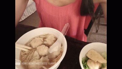 Girl Eating Wanton Noodles (ASMR)
