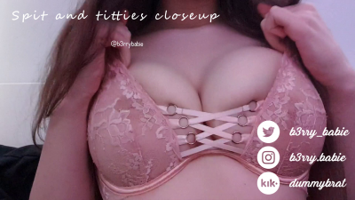 Spit And Titties Closeup