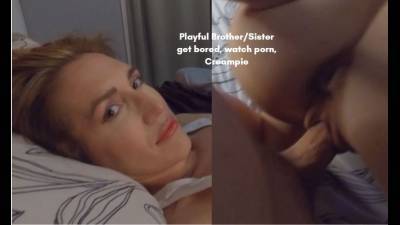 Step-Siblings Watch Porn & Fuck